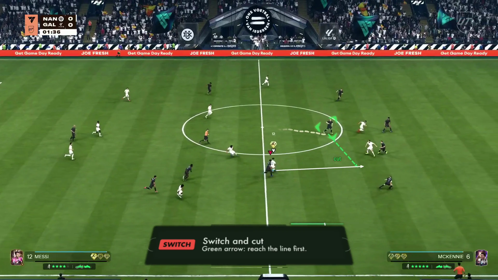 Pass fixes: Switch and cut